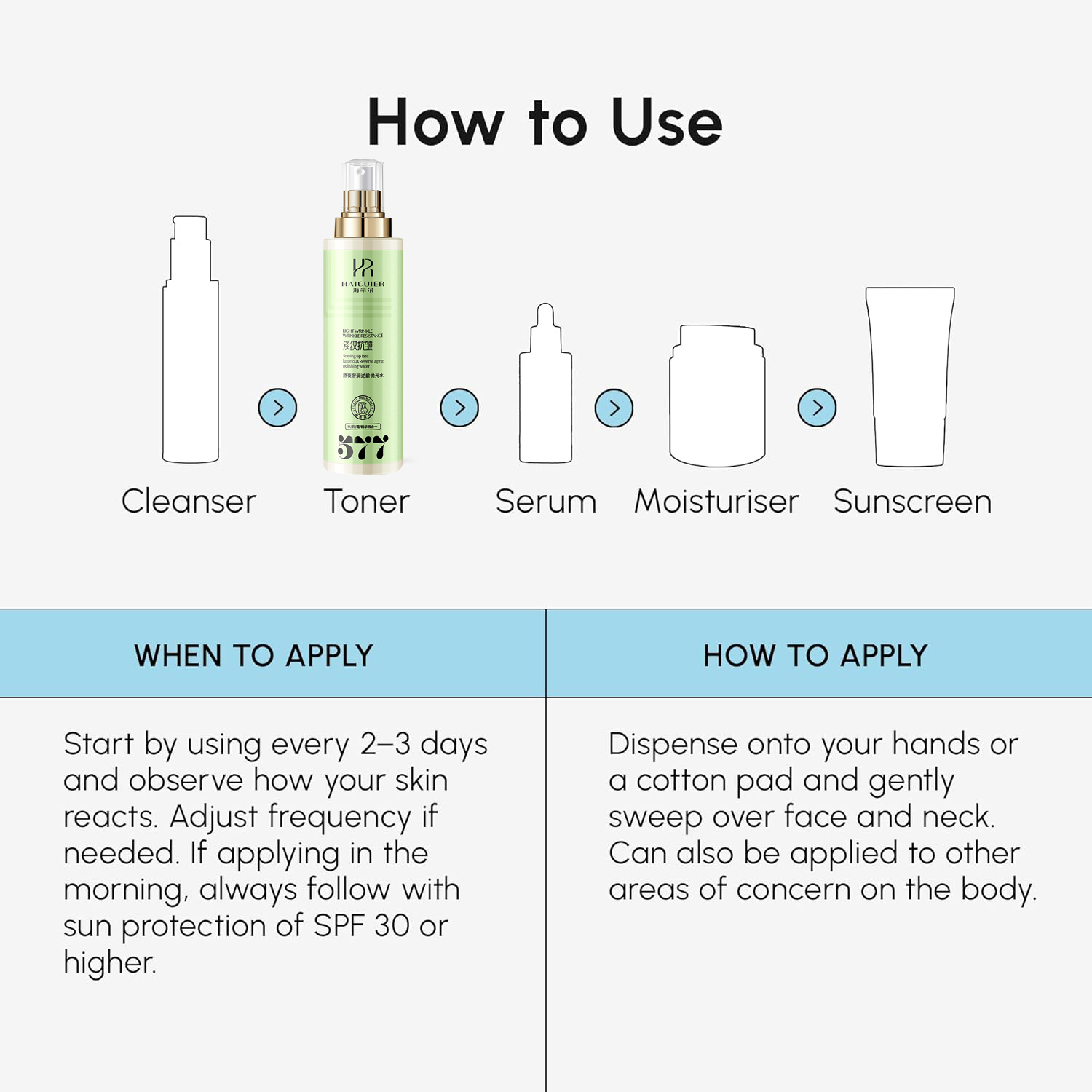 Tónico Facial Antienvejecimien - Luxury Skincare Toner reseña y precio